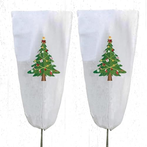 Pflanzenabdeckungen, Frostschutz, Vlies-Weihnachtsstammfolie, Thermo-Pflanzenschutzfolie, für Zaun, Garten, Landschaft, Bauernhof, Forst, Hof, Hinterhof, Gewächshaus
