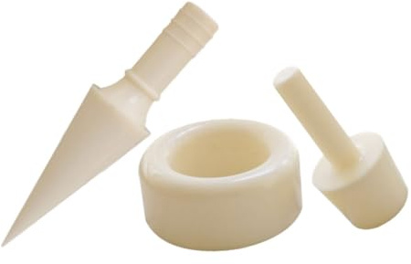 ROMISBABA Moule à Cornet Glace PVC Forme Cône Ergonomique Outil DIY Cuisine Pâtisserie Fête