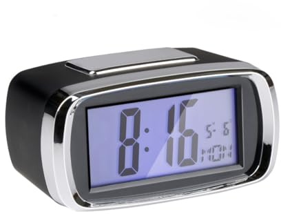 GRUNDIG Digitaler Wecker mit Kalenderfunktion - Digitaluhr mit großem beleuchtetem Display - Notfunktion - Alarmuhr 12/24H - Kompakte Alarmuhr für Schlafzimmer oder Büro