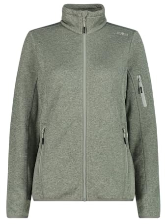 CMP Damen Knitted Mesh Jacke Fleecejacke Fleecepullover