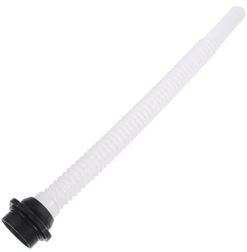 PERSELOSO Fuel Can Spout Plastic Fuel Can Nozzle Black Hand-tight Leak-free Design with Sealing Ring in Garage and Workshop