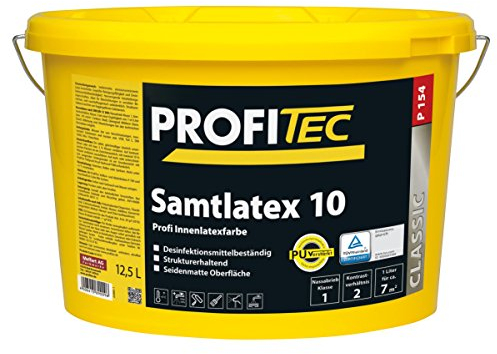 Profitec Latexfarbe P 154 Samtlatex 10 Weiß 12,5L