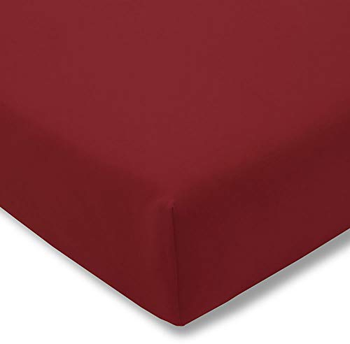 ESTELLA Spannbetttuch Feinjersey | Kirsch