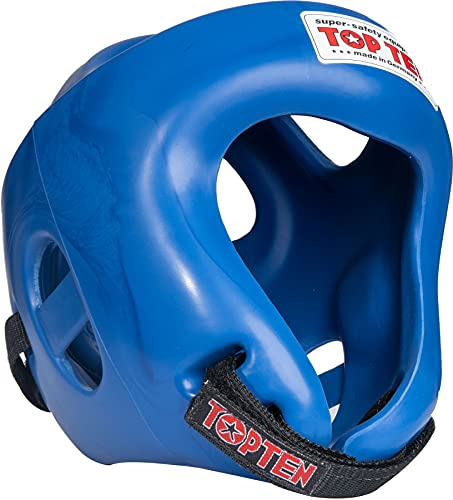 TOP TEN Kopfschutz „Competition Fight“ - blau, Gr. M