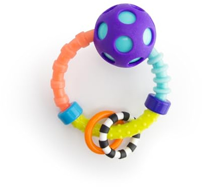 Sassy Baby Bend & Flex Ring Rattle - 0m+