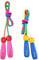 OTraki Verstellbare Springseil Kinder 2 St¨¹ck Rope Skipping Seil mit Holzgriff und Baumwollseil Jump Rope Seilspringen Kids f¨¹r Jungen und M?dchen Fitness Spiel, 250CM