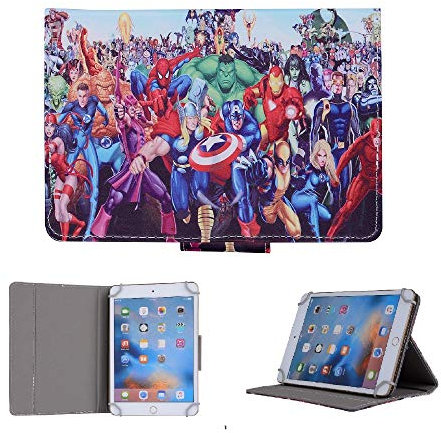 Disney Cartoon Case For iPad Mini 1/2/3/4/5 - Kids Hero Children Stand Up Cover (All Avengers Union)