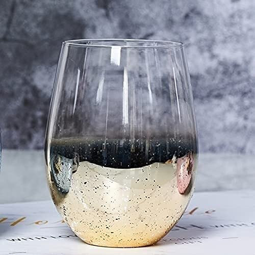 HSFS Bierkrug Glas 550 ml Sternenhimmel Glas Wasserflasche Haushalt Bauch Tasse Milch Saft Kaffee Smoothie Getränk Bierkrug Klar Kristall Trinkglas Tassen Bierkrug Glas