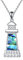 YAFEINI Damen Leuchtturm Halskette Sterling Silber 925, Abalone Muschel, Schmuck zum Muttertag, Geschenk für Freundin und Geliebte