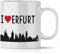 OWLBOOK® I love Erfurt Tasse mit Spruch Geschenke Geschenkideen als Erinnerung oder Mitbringsel von einer Reise für Männer und Frauen zum Geburtstag Keramik 300 ml