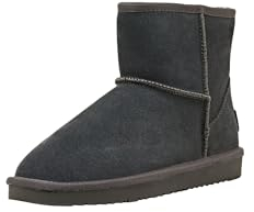 ESPRIT kuschelige Damen Stiefelette, 020/DARK Grey, 41 EU