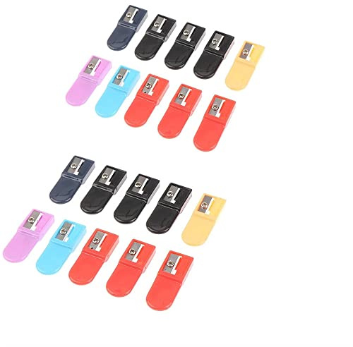Leadigol Bleistiftspitzer, Schreibwaren, Schulbedarf, Druckbleistiftspitzer, 2,0 mm Tasche, Mini-Schüler-Minen-Kernschleifgerät (20 Stück)