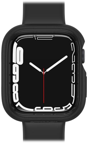 Otterbox Protector de Reloj Apple Watch Series 8/7-45mm, Resistente a Caída y Golpes, Carcasa Protectora Elegante para Apple Watch, Protege la Pantalla y los Bordes, Negro