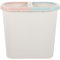 Amosfun Poubelle de tri de cuisine, poubelle de cuisine, à double bin, avec 2 compartiments, de table, corbeille à papier, boîte de rangement, décoration de bureau, boîte en