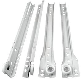 AERREGI GUIDE PER CASSETTI GUIDE A ROTELLA BINARI SCIVOLI PER CASSETTI MONDO CONVENIENZA DONATI (50 CM)