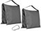 ZELARMAN Saddlebag Sand Bags for Photography Video Equipment, 2 Pack Heavy Duty Empty Sandbag Weight Bags for Photo Video Studio Stand, Light Stand Tripod and Jib Arm Mini Camera Crane