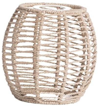 AWHAO Lampenschirm, Handgefertigt, Gewebt, Dekorative Lichtabdeckung für Küche, Wohnheim, Restaurant