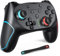 Lunriwis Manette Sans Fil Pour Switch/Switch Lite，600mAh pour 10-12 Heures De Jeu Ininterrompu,Avec Boutons M1 et M2 à l'arrière Avec Turbo, Dual Shock, Gyroscope 6 Axes & Fonction de Capture d'écran