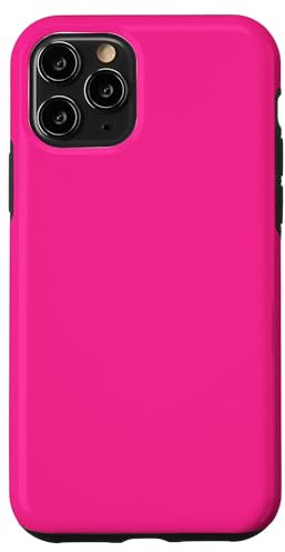 iPhone 11 Pro Case Hot Pink for Girls Women Teenagers Case