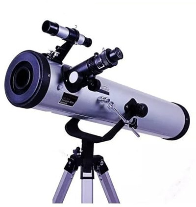 SPANCARE PHARMACEUTICALS 76az Teleskop, bis zu 350-facher Zoom, mit Barlow- und Mondfilter für Astronomie. Bänder von Jupiter, Saturnringe, Phasen der Venus und einige Nebel sind sichtbar