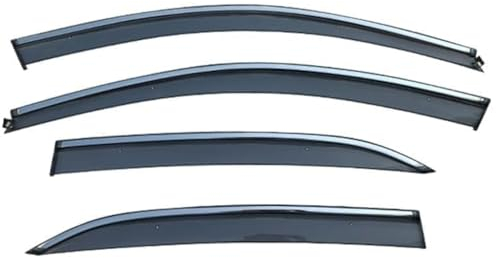 PERFECC Car Windabweiser Für Benz E Class W212 2010-2016,Regenabweiser Autofenster Regenabweiser Seitenscheiben-Windabweiser