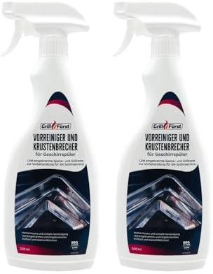 Grillfürst Vorreiniger & Krustenbrecher für die Geschirrspülmaschine, 2 x 500 ml