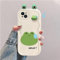 Custodia Cartone Animato 3D Compatibile con iPhone 15 Cover Silicone Antiurto Alla Moda