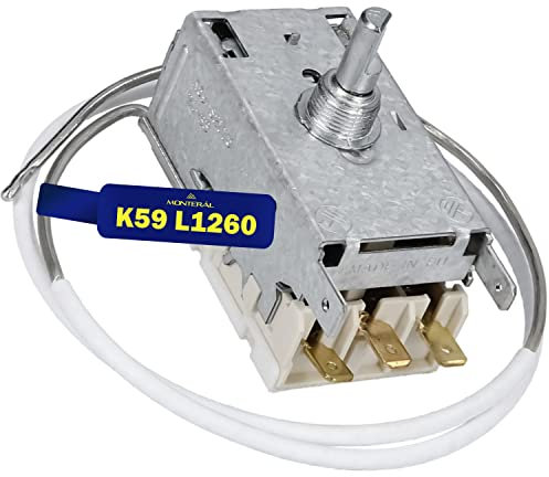 Termostato Universale per Frigorifico con 3 Contatti K59 L1260 Garanzia 10 Anni - MONTERAL
