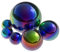 BCOATH Set of 6 Stainless Steel Gazing Balls, Garden Mirror Globe Floating Pond Sphere, Silver Polished Hollow Ball Reflective Ornament for Home Yard Outdoor Lawn Decoration