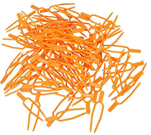 Milisten 100piezas Abrazaderas De Clip De Sujeción Plantador De Fresas Horquilla De Plantación para Árboles y Flores