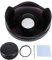 Camera Fisheye Lens 0.3X Fisheye Lens 72mm Thread Mount Long Depth Of Field Wide Angle Fisheye Lens with Hood for Camcorder