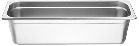 Vogue Stainless Steel Gastronorm Tray, GN 2/4 150mm | Delivers reliable everyday performance in fast-paced commercial kitchens, built for heavy hospitality use.