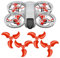 Eliche Master Airscrew Stealth compatibili con Neo - Rosso, 4 Pezzi