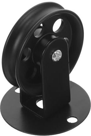 Ciieeo Deckenrolle Eisen Seilrolle Für Pendelleuchte Mit Stufenloser Höhenverstellung Vintage Hängelampe Selbstgemacht Lampenrollenhalterung Schwarz