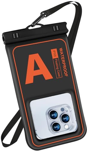Schwebend wasserdichte Handyhülle IPX8 Wasserdicht Handytasche Hülle,Wasserfeste Hülle für Schwimmen Waterproof Phone Case für iPhone 16 15 14 13 12 Pro Max Samsung bis zu 7.0