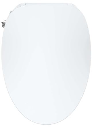 Electric Bidet Toilet Seats, Heated Seat with Warm Water, Night Light, Slow-Close Lid, Self-Cleaning Nozzles, Easy Installation