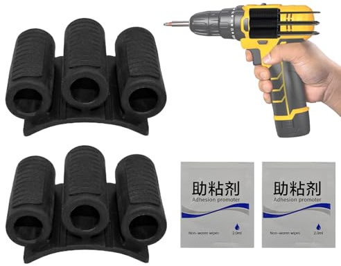 Impacts Driver Bit Holder,Self-Adhesive Drill Bit Gripper | Gripper Flexible High Strength Belt Side Storage for Home Toolbox Business