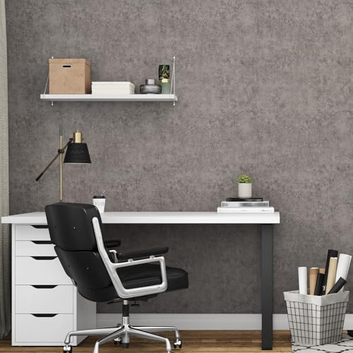 Skyblur Selbstklebende Tapete Betonoptik Hellgrau 40x300CM | Steinoptik Grau, Betonzement, Küchentapeten, Schlafzimmer, Wohnzimmer
