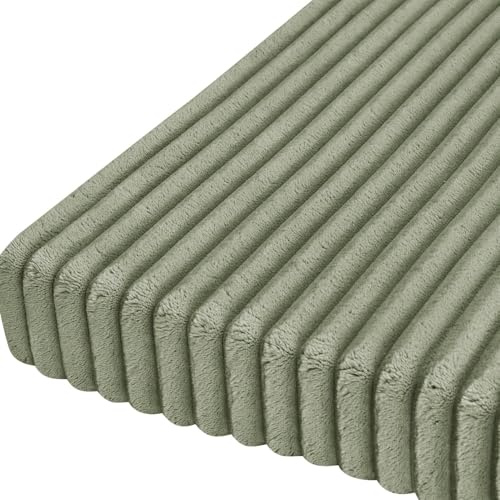 Yekuhe Bankauflage 120x40 100x40 150x50 160x40 200x40, 3CM Dicke Cord Bankkissen, Waschbare Sitzauflage Sitzkissen Bank, Gartenbank Auflage, Sitzpolster Bankpolster(Color 13,130x40 cm)