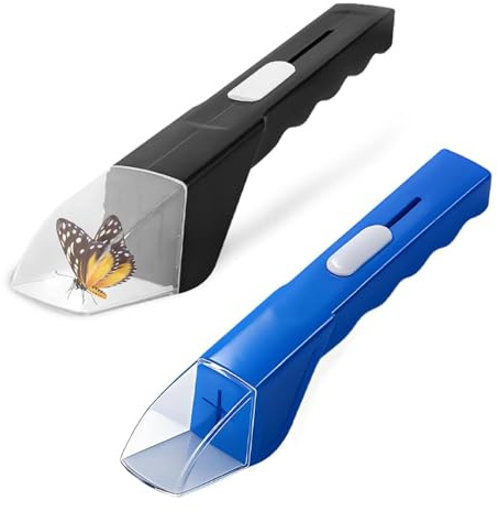 2PCS Snappy Insektenfänger Lebendfallen Insekten schlingen Insektenfänger | Lebend Handgehaltene Spinnengreiferfalle Spinnenfänger Geeignet für Haus, Garten und Außenbereich Wiederverwendbar