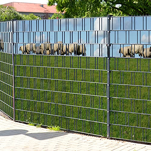 PerfectHD Zaunsichtschutz - Motiv Ameland - Sichtschutz für den Garten - 2,50 x 1,80 x 0,19 m - 9 Streifen - 30 Varianten