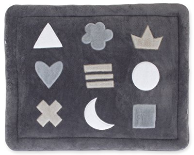 Bemini by Baby Boum 219PIXAR94SF Laufstalleinlage Krabbeldecke Softy pixar Pingu, 75 x 95 cm, grau