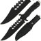 Anglo Arms Messer mit Gummigriff und Klinge, Grün, 26,7 cm