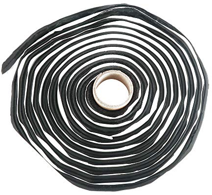 Wowlela Sigillante di gomma, gomma butilica Colla sigillante per faro Retrofit Reseal Proiettori Fanaleria posteriore Scaldacollo per auto