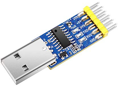 WitMotion USB-UART Converter 3-en-1 Multifuncional(USB a TTL/USB a RS232 / USB a RS485) Adaptador Serie 3.3-5V, con chip CH340 Compatible con Windows 7,8, Linux, para Proyectos de Desarrollo