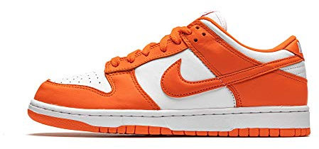 Nike Dunk Low Retro PRM Herren Basketballschuhe, Orange, weiß, 9