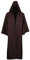 kinstell Jedi Uniform Hooded Robe Knight Suits Black Tunika Uniform Full Halloween Darth Hooded Robe Cloak Cosplay Costume