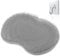 Shower Foot Massager Scrubber, Foot Cleaner Massage Mat with Non Slip Suction Cups, Improve Circulation Relieve Tired and Pain (Grey)