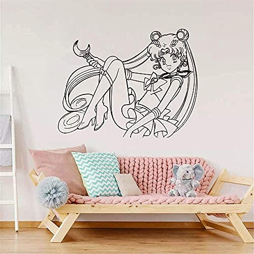 Bar Wandtattoo Aufkleber Sailor Moon Wandtattoo Manga Anime Home Interior Schlafzimmer Wanddekoration Tür 58 X 75 Cm