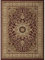 Luxe Weavers Brighton Collection 1467 Medaillon-Teppich, rechteckig, Burgunderrot, 2 x 3 cm